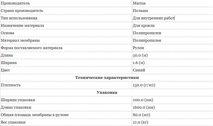 Супердифузійна мембрана Dachova 3