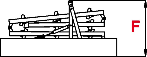 Горіща сходи Oman Sulux termo 140х70-2
