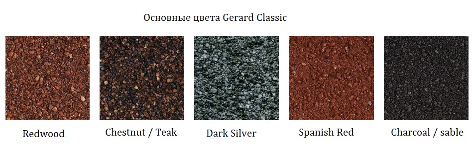 Основні кольори Gerard Classic