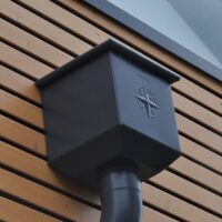 Воронка квадратная водосточная 80мм Zambelli
