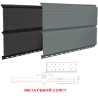 Софіт металевий перфорований Printech